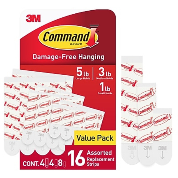 Command Assorted Refill Strips