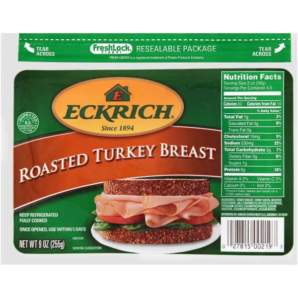 Eckrich Roasted Eckrich Roasted Turkey Breast (each) Instacart