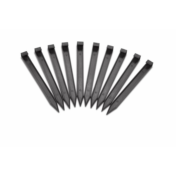 Easy Flex 10 -Pack 10-in Black Plastic Edging stake
