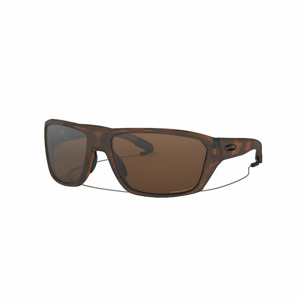 Oakley Matte Brown Tortoise & Prizm Tungsten Polarized Split Shot Sunglasses