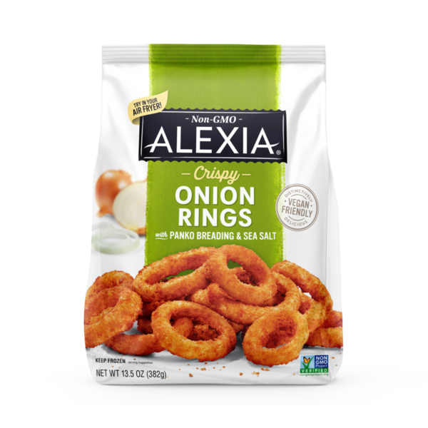 Alexia Onion Rings, with Panko Breading & Sea Salt, Crispy