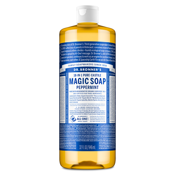 Dr. Bronner's Peppermint Pure-Castile Liquid Soap Same-Day