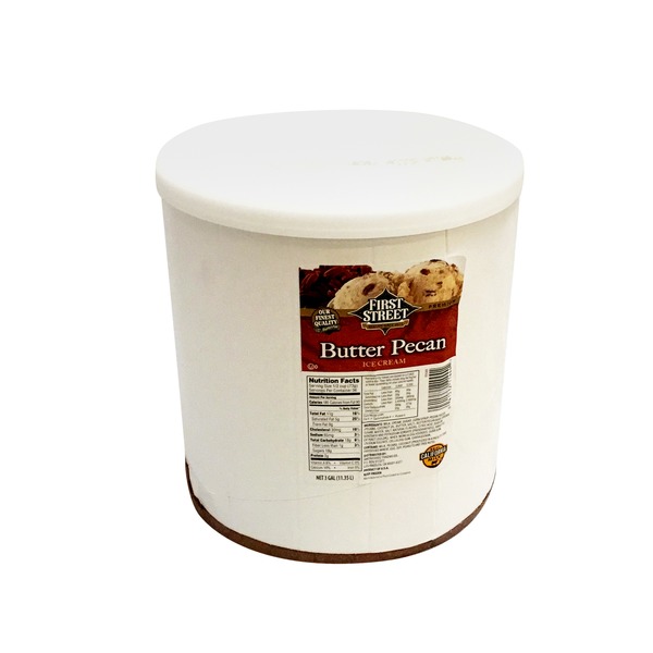 First Street Premium Butter Pecan Ice Cream (3 gal) Instacart