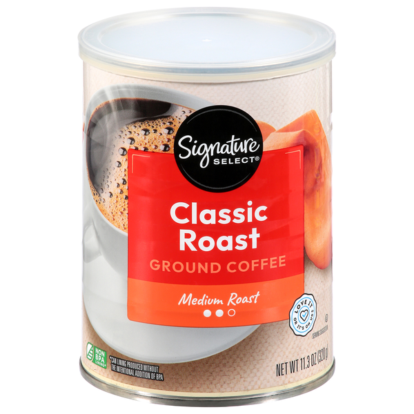 Signature SELECT Coffee, Ground, Medium Roast, Classic Roast