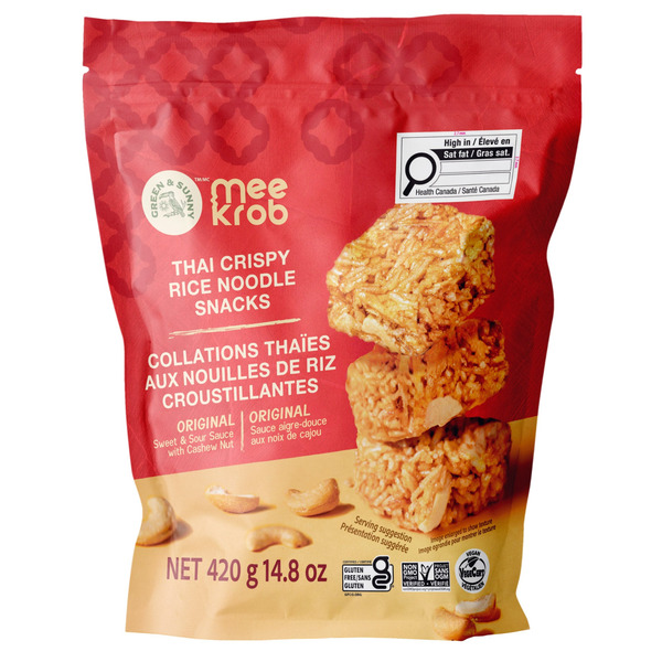 Green & Sunny Thai Crispy Rice Noodles Snacks 420 g