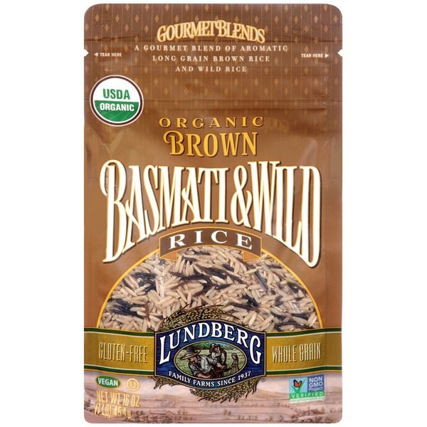 Lundberg Family Farms Organic Brown Basmati & Wild Rice (16 oz) Instacart