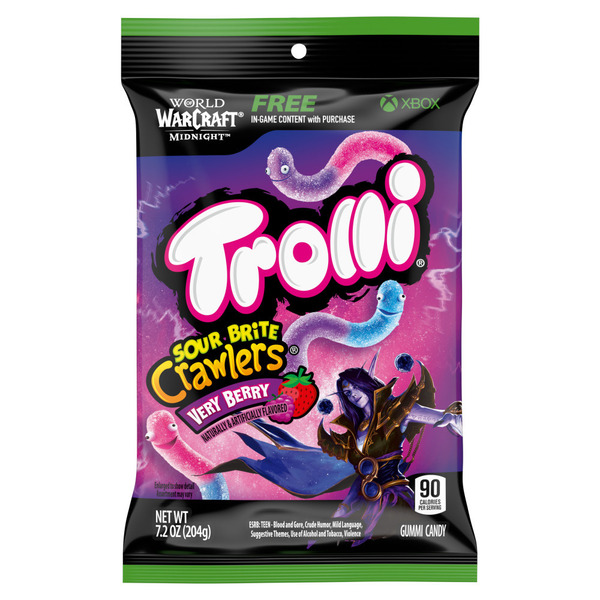 fruit punch trolli gummy worms walmart Walmart Trolli Sour Brite Crawlers Candy Very Berry Sweet And Sour Same-Day  Delivery Instacart