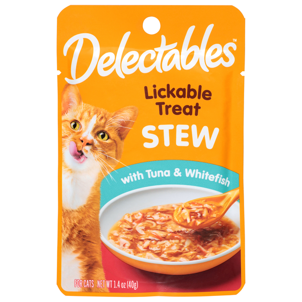 Delectables Stew With Tuna & Whitefish Lickable Treat