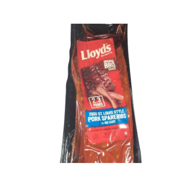 LLOYD'S Seasoned and Smoked St. Louis Style Pork Spareribs in BBQ Sauce  Same-Day Delivery | Grocery Outlet