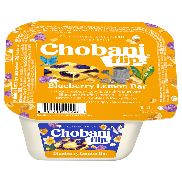 Chobani Yogurt, Blueberry Lemon Bar Same-Day Delivery | Fairway