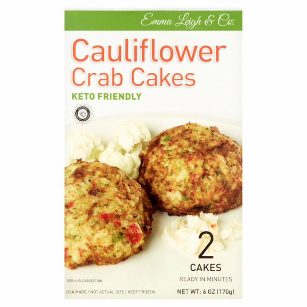カラカス/Karakas  EMA英語 Emma Leigh & Co. Keto Friendly Cauliflower Crab Cakes Same-Day