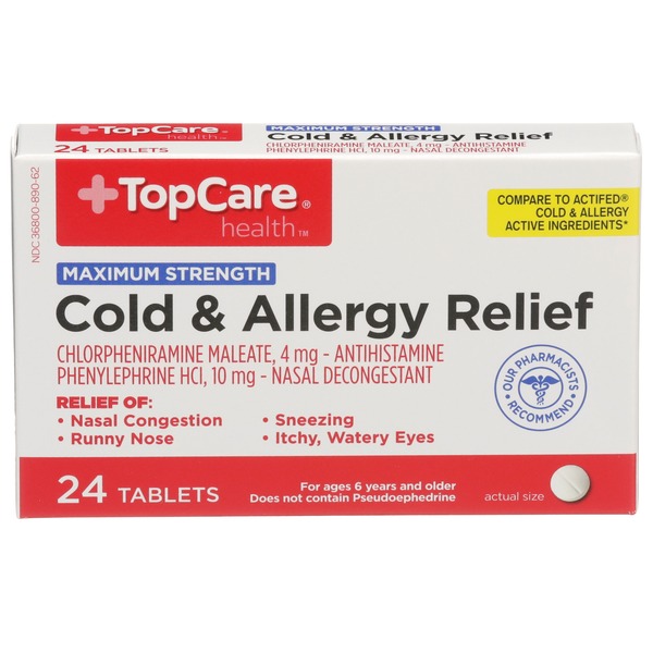 Top Care Cold & Allergy Tablets (each) Instacart