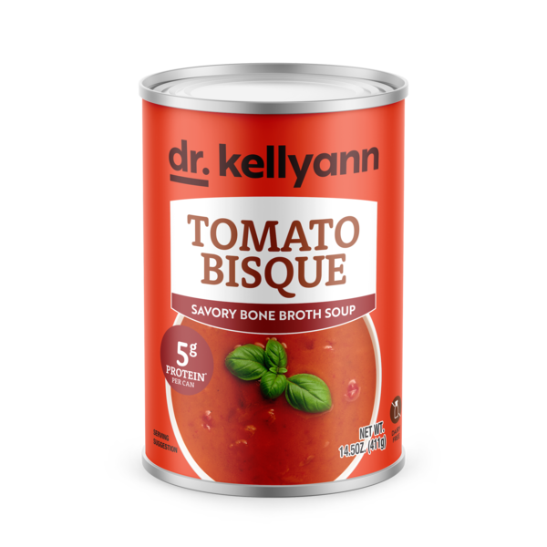 Dr. Kellyann Tomato Bisque Savory Bone Broth Soup