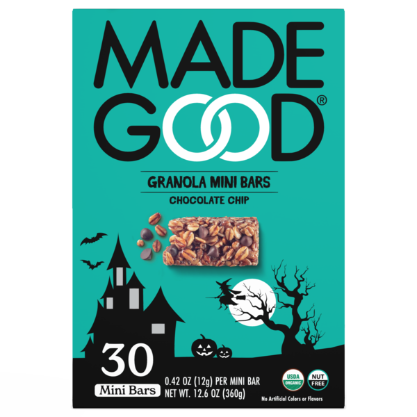 Madegood Organic Chocolate Chip Granola Mini Bars Halloween 30