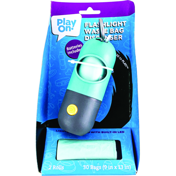 Play On 2 Rolls Waste Bag Dispenser With Flashlight