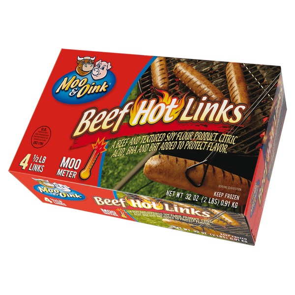 Moo & Oink Beef Hot Links (2 oz) Instacart