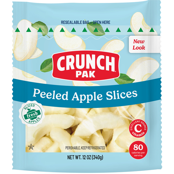 Gusseted Bag Peeled Sliced Apples Gusseted Bag