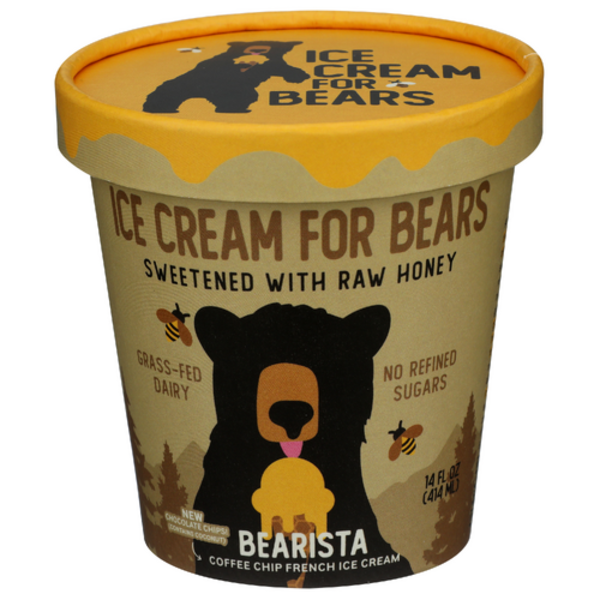 Ice Cream For Bears Bearista Coffee Chip French Ice Cream Same-Day