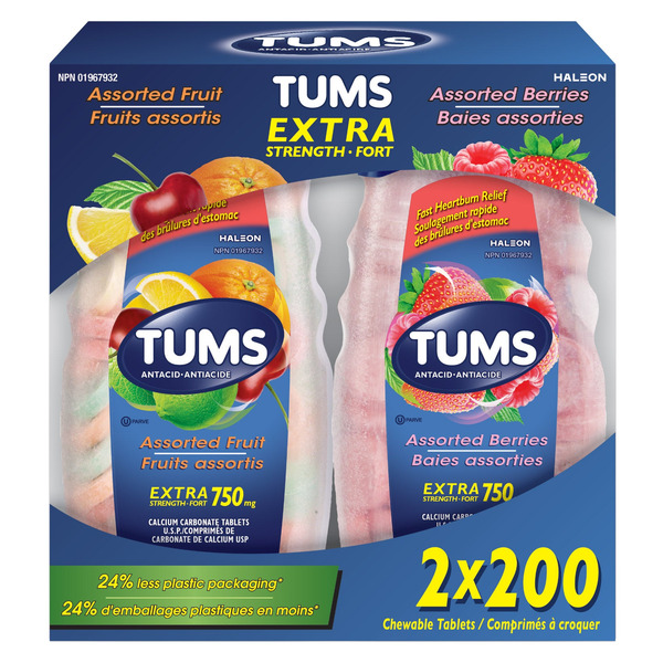 TUMS Extra Strength Supplements