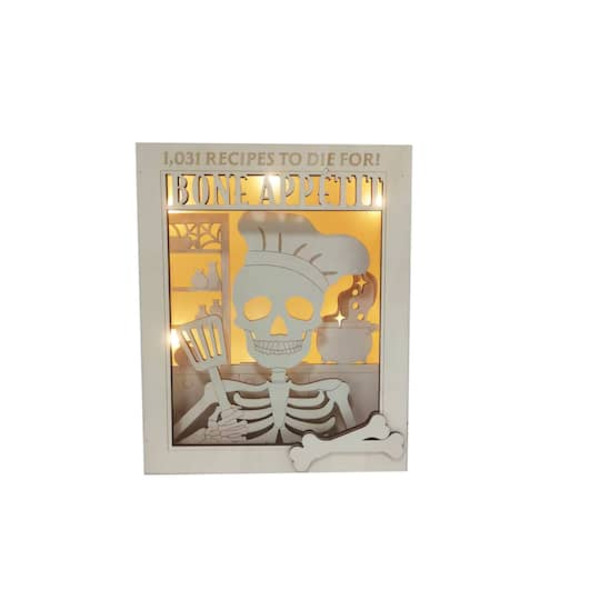 Make Market Bone Appetit DIY Wood Shadow Box Decor