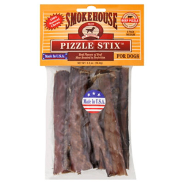 Smokehouse Pizzle Stix, for Dogs, Medium
