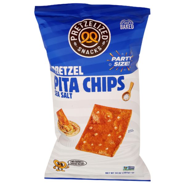 Pretzelized Sea Salt Pretzel Pita Chips