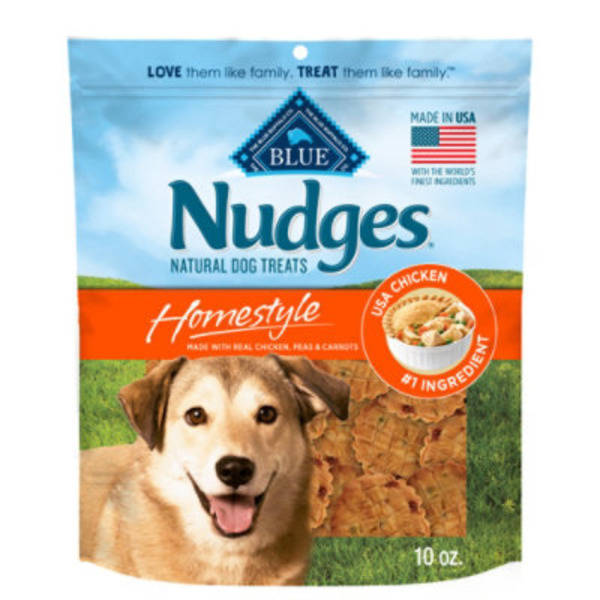 Blue Buffalo Nudges Homestyle Natural Dog Treats, Chicken