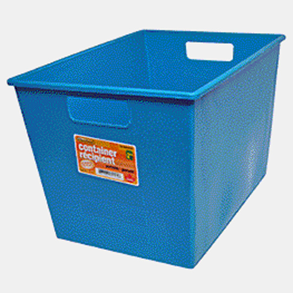 Dollarama PlasticO Portable Plastic Basket - Assorted Colors - 9