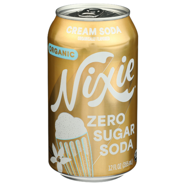 Nixie Cream Soda Organic Zero Sugar Soda Same-Day Delivery or