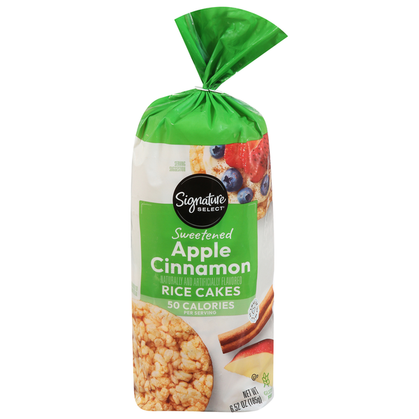 Signature SELECT Sweetened Apple Cinnamon Rice Cakes