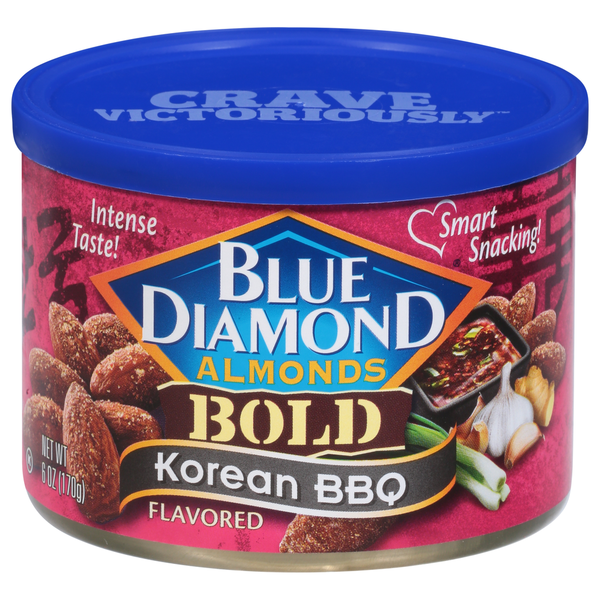 Blue Diamond Almonds, Korean BBQ Flavored, Bold Same-Day Delivery