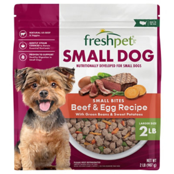 Freshpet Small Bites Beef & Egg Recipe Larger Size Dog Food