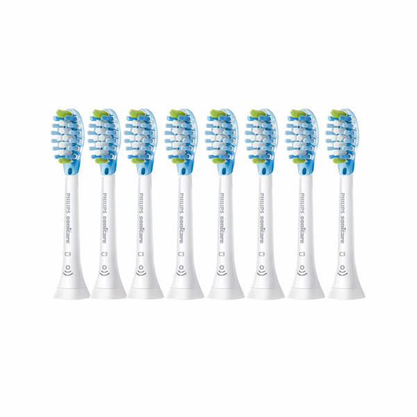 Philips Sonicare Premium Plaque Control with BrushSync, Replacement Toothbrush Heads, 8-count