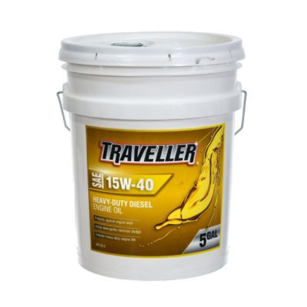 Traveller 5 gal. SAE 15W-40 Heavy-Duty Diesel Engine Oil