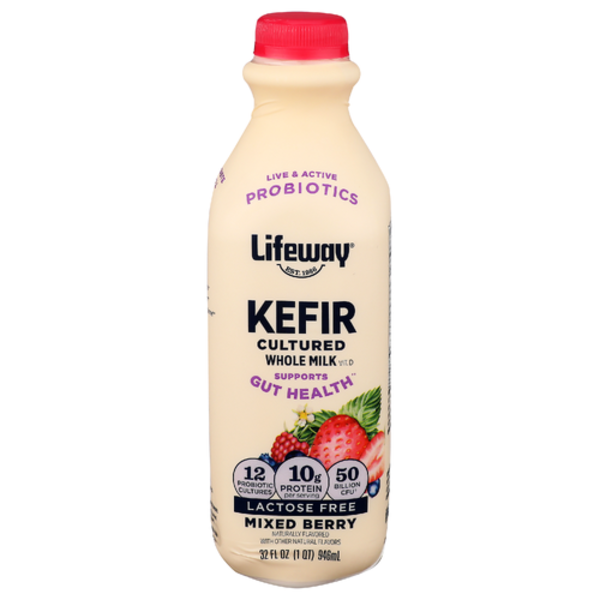 Lifeway Mixed Berry Lactose Free Whole Milk Kefir