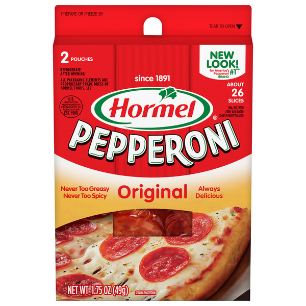HORMEL Pepperoni Pepperoni, Pizza Topping, Gluten Free, Original