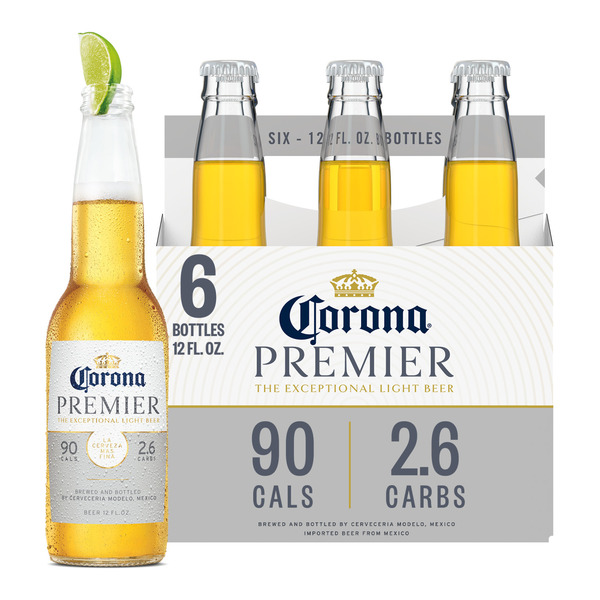 Corona Premier Mexican Lager Import Lower Calorie* Light Beer
