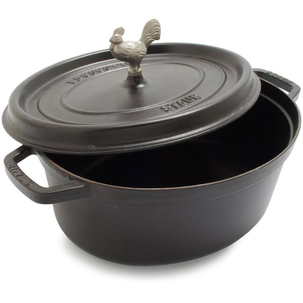 Staub 5.75 Quart Black Coq Au Vin