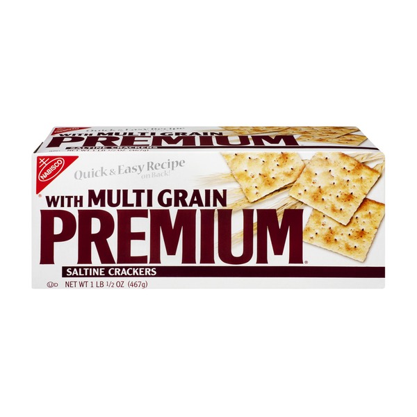 Premium Nabisco Premium Multi Grain Saltine Crackers (16.5 oz) Instacart