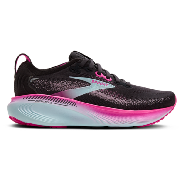 Brooks Women's Adrenaline GTS 25 Running Shoes, Size 6.5, Medium/B - Black/Pink/Blue
