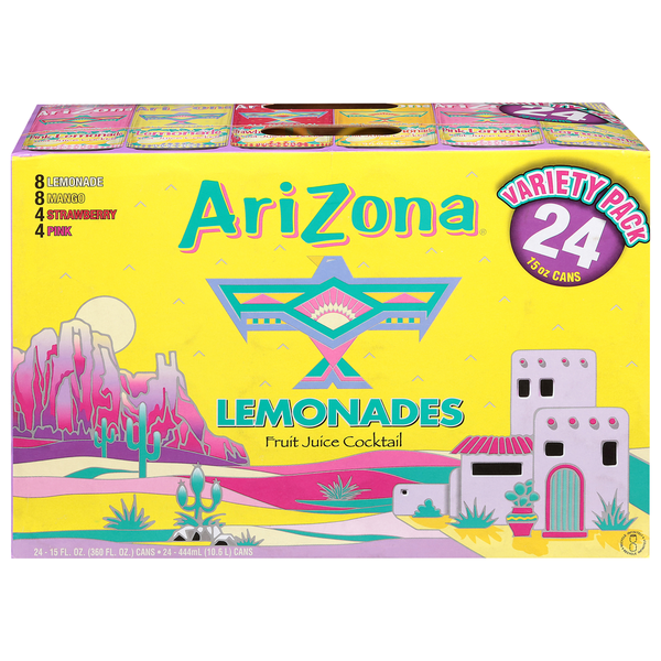 Arizona Arizona Variety Lemonades 24pk Same-Day Delivery or Pickup
