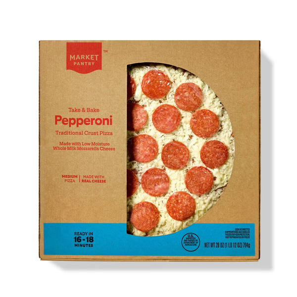Market Pantry Take & Bake Pepperoni Traditional Crust Pizza