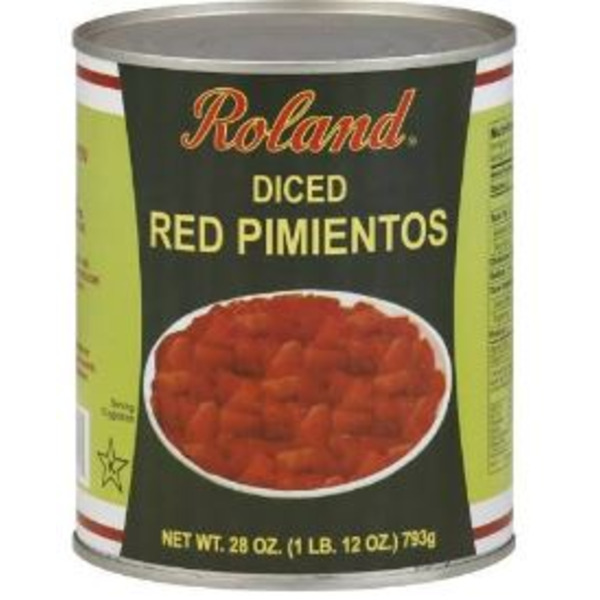 Roland - Diced Red Pimentos - 27.5 oz