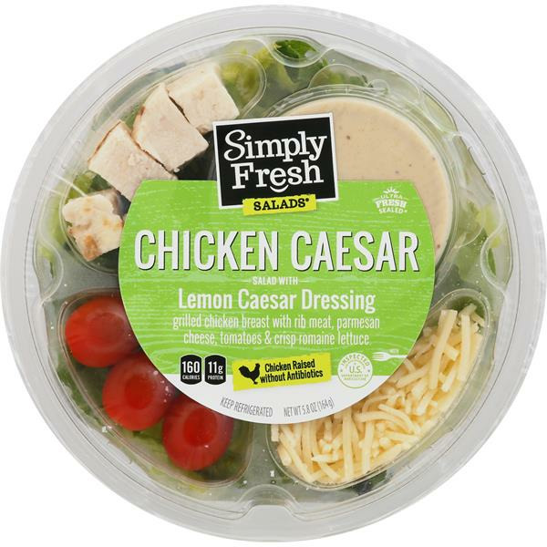 Publix Simply Fresh Chicken Caesar Salad, Lemon Caesar Dressing Same