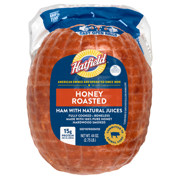 Hatfield Fully Cooked, Honey Roasted Dinner Ham, Boneless Same-Day