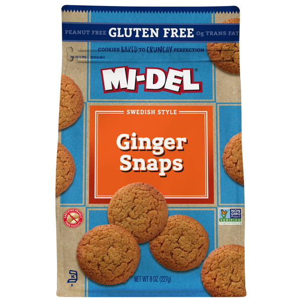 Mi-Del Cookies, Ginger Snaps, Swedish Style Same-Day Delivery