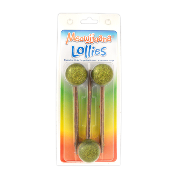 Meowijuana Lollies, Silvervine Sticks With Catnip