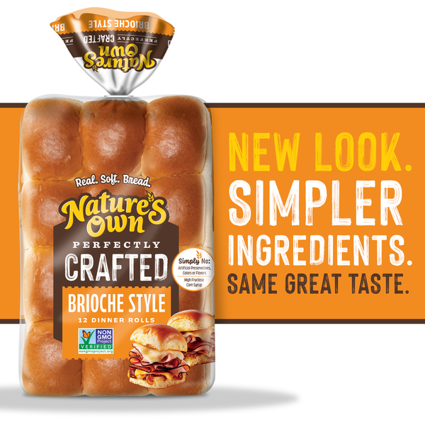 Nature's Own Butter Rolls, Brioche Style