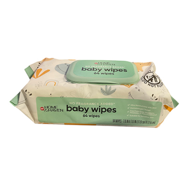 Home & Haven Fragrance Free Baby Wipes