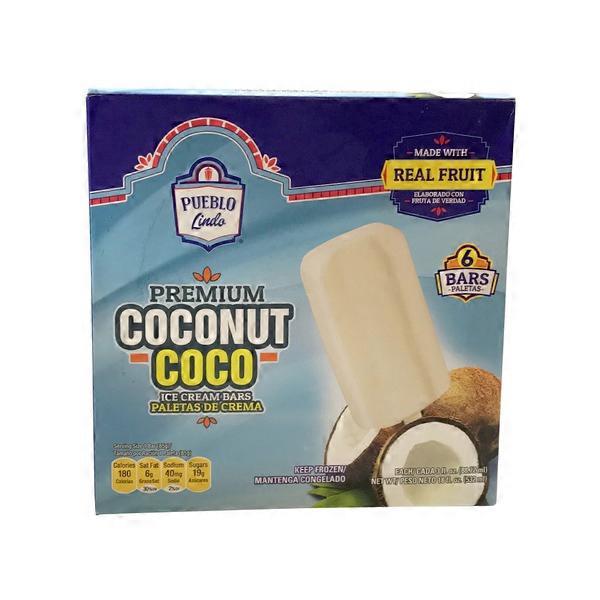 Pueblo Lindo Coconut Premium Ice Cream Bars (6 ct) from ALDI Instacart